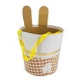 thumbnail image 4 of Easter Bunny Buckets Set of 2 Baskets 12 Inch with Ribbon Handles, Empty Easter Pails for Kids Easter Egg Hunt Party Favors, 4 of 6