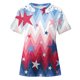thumbnail image 4 of Fiudx Camisetas para Mujer Blusa de Encaje con Cuello Redondo y Manga Corta con Estampado para Mujer, 4 of 5