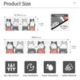 thumbnail image 3 of Yayeee Faucet Mat for Kitchen Sink 14.7" Diatomite Long Splash Guard Pad, Black Chubby Cat, 3 of 7