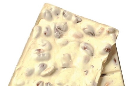 Asher's Sugar Free White Chocolate Almond Bark, 6 Pounds by