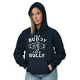 thumbnail image 4 of Be A Buddy Not A Bully Friendly Cute Unisex Plus Fleece Graphic Hoodie Brisco Brands 3X, 4 of 4