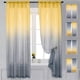 thumbnail image 1 of Cortina Yancorp 132x160 cm Lino Amarillo Gris Degradado 2 Paneles, 1 of 9