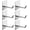 6 Packs Silver - Single Hook, variant on 6 Pack Self Adhesive Wall Hooks, Heavy Duty 44LB Max, 304 Stainless Steel Silver Sticky Hooks, Towel Robe Coat Hooks for Bathroom, Shaver & Hat Hanging