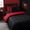 01 - Black&red-grid-Twin(68"*88"), variant on Bed-in-a-Bag 01 - Black&red-grid, Full(82"*86") 7-Piece All-Season Bedding Set