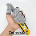 thumbnail image 2 of 20 piezas de protectores para dedos transpirables, resistentes a los cortes, reutilizables, duraderos, antideslizantes, para el trabajo, la cocina, el jardín, esculturas, sonrisa, 2 of 5