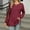 Wine, variant on Hauaitttt Women Sweaters Long Sleeve Lightweight Sweaters Crewneck Pullovers Casual Sweaters Loose Fit Tops WomanSummer Tops Raglan Short Sleeve Shirt Women Women Compression Shirts Long Sleeve