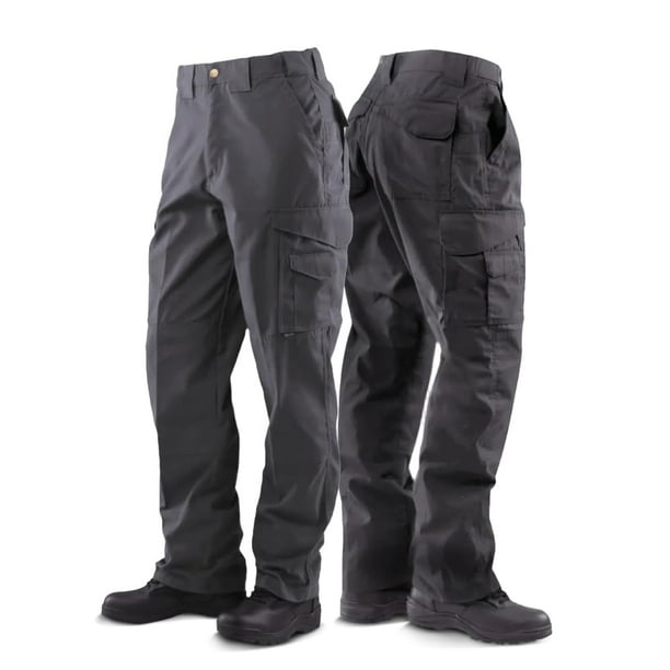 Pantalones tácticos Tru-Spec 24-7 originales para hombre, color carbón, 44 de ancho x 37 de largo