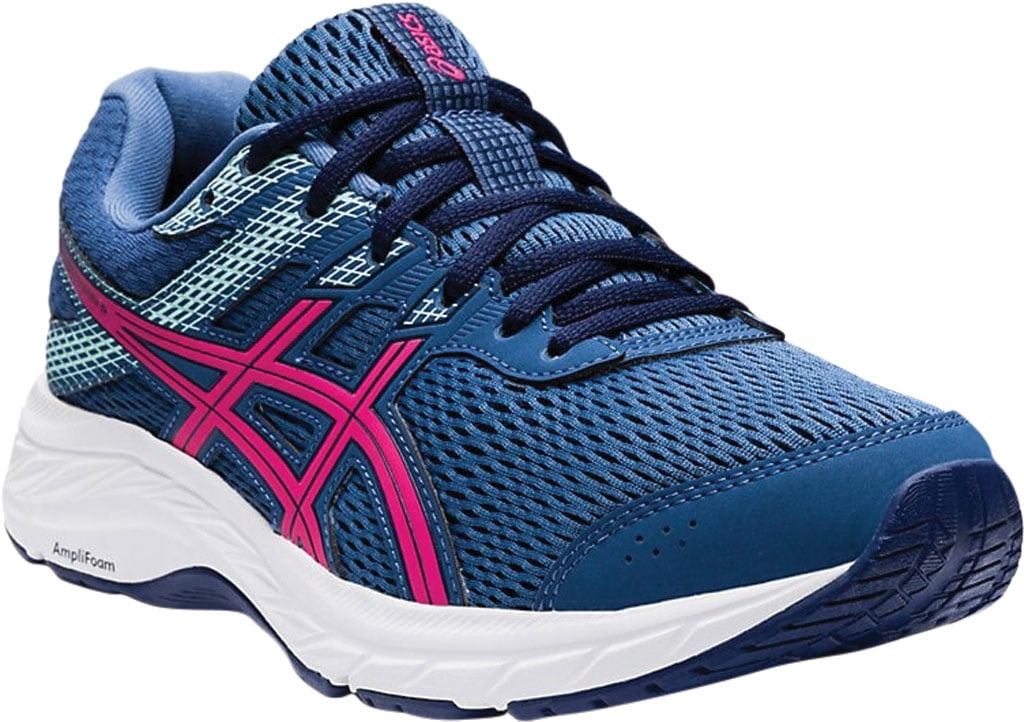women's asics blue and pink