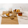 thumbnail image 2 of Oake Textured Double Old-Fashioned Glasses, Set of 4,  Amber, 2 of 5