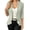 Green, variant on Vintage Lightweight Cardigans for Women Ruffle Neck 3/4 Sleeve Elegant Casual Cardigan Top