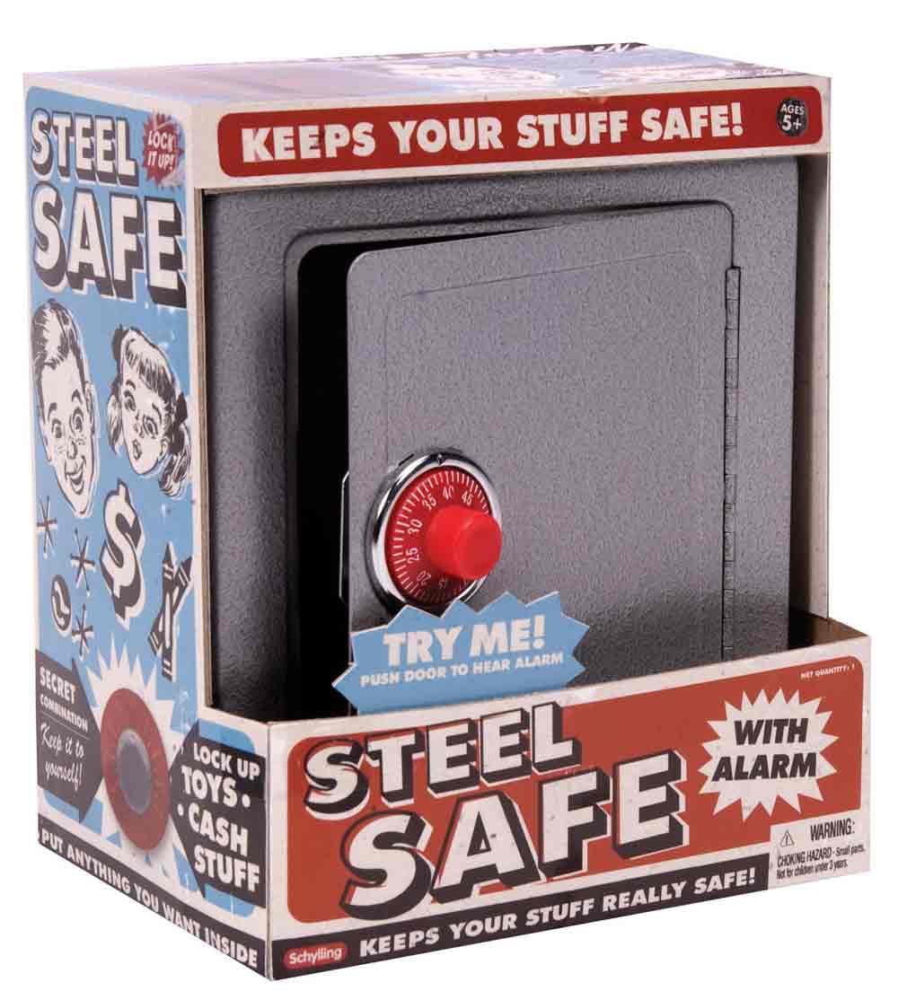 Schylling Steel Safe with Alarm - Keeps Your Stuff Really Safe!