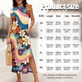 thumbnail image 7 of KUIFORTI Spring Couple Matching Outfits Bohemian Flower 4-Way Stretch Husband Wife Matching Outfits Gifts for Couples Slit Design Soft and Comfortable Quick-dry Lightweight, 7 of 7