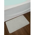 thumbnail image 2 of Abstract Bath Mat, Repetitive Diagonal Rhombus Motifs Illustration in Pale Tones Pattern, Plush Bathroom Decor Mat with Non Slip Backing, 29.5" X 17.5", Champagne Charcoal Grey, by Ambesonne, 2 of 2