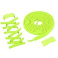 thumbnail image 1 of Uxcell 4 Set Cordones Elásticos Sin Atar para Zapatillas de Adultos, Verde Fluorescente, 1 of 6