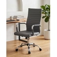 thumbnail image 1 of Silla Ejecutiva de Oficina Ergonómica con Ruedas y Descansabrazos Ajustable en Altura | Silla Giratoria para Escritorio, 1 of 9