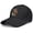 Black, variant on USA 250th Anniversary White Baseball Cap Featuring Celebration Graphics with Adjustable Strap for Comfortable Daily Wear