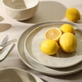 thumbnail image 4 of Stone Lain Mirella 4-Piece Dinner Plate Set Stoneware, Beige, 4 of 6