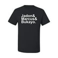 thumbnail image 2 of Wild Bobby, Jadon & Marcus & Bukayo, Sports, Men Graphic Tee, Black, XX-Large, 2 of 5