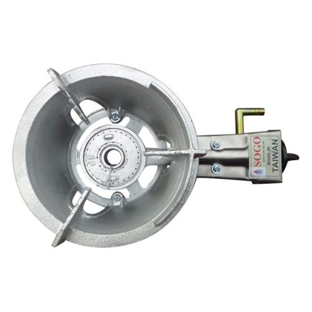 ZRuEzyX Compact 9 High Pressure Propane Cast Iron Wok Stove Burner with Igniter, Portable, Powerful