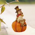 thumbnail image 4 of Calabazas de Halloween Estatuilla de Halloween Accesorios de Calabaza Artificial, Decoración para hogar Sala de Acción de Gracias Adorno de 4 perfecl  Cosecha de calabaza, 4 of 8