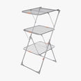 thumbnail image 1 of neatfreak Collapsible Drying Rack - Vertical 3-Tier Dryer Rack for Hanging & Air Drying Clothes, Socks, Hosiery and Towels - Space-Saving Laundry Hanger Dryer Rack with Adjustable Shelves, 1 of 6