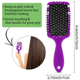 thumbnail image 4 of Qzjjjmy Massage Scalp Cheer Hair Brush for Girls Kids Women Air Cushion Massage Cheerleading Detangling Hair Comb, 4 of 7
