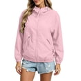 thumbnail image 6 of Fewfanhot Women's Lightweight Waterproof Rain Jacket Full Zip Coat with Hood & Pockets for Hiking, Travel and Rainy Days, 6 of 9