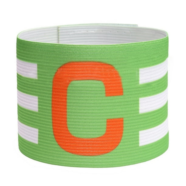 Brazalete Capitan Band Ajustable Transpirable para Capitán de Fútbol (Azul)