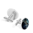 thumbnail image 3 of Owl Elegant Shirt Cufflinks for Men, Made of Stainless Steel, for Formal Attire, 3 of 6