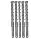 thumbnail image 5 of Brocas de impacto de 5 uds con punta de carburo, broca de martillo rotativo, brocas en espiral de 2 flautas para hormigón de ladrillo, 210mm, 14mm/0,55 pulgadas, 5 of 14