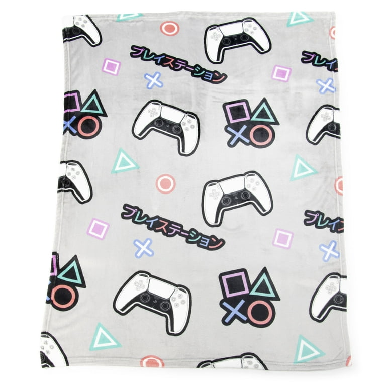 Playstation Shaped Box Throw Set