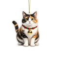 thumbnail image 2 of Fmbmuo Acrylic Christmas Hanging Ornaments 2D Flat Car Rearview Mirror Pendant Xmas Tree Backpack Home Wall Festive Decor Christmas Decor,Multicolor, 2 of 5