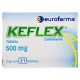 thumbnail image 2 of Keflex Cefalexina 500 g 21 tabletas, 2 of 4