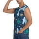 thumbnail image 3 of Balery Alpaca Astronaut in Space Camisetas sin mangas para hombre, absorbe la humedad y protege contra el mal olor.-X-Large, 3 of 7