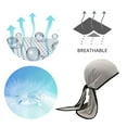 thumbnail image 4 of Sombrero para la cabeza BLESIY para Jogging Quimioterapia Decoración Gris claro, 4 of 6