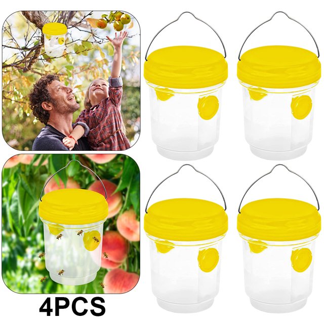 Avispa para Exteriores Trampa para Moscas La Reutilizable para en El Jardín Avispón Receptor (A)
