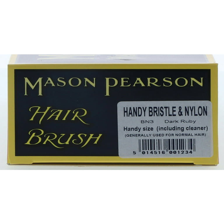 Cleanser Bristle Pearson & Nylon Dark Including BN3 Mason Hair Brush Ruby Handy