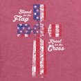 thumbnail image 6 of Wild Bobby Stand For The Flag Kneel for The Cross USA Flag Men Tee, 6 of 6
