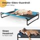 thumbnail image 2 of Cama elevada para perros Veehoo Original para exteriores, XL, negra, 2 of 9