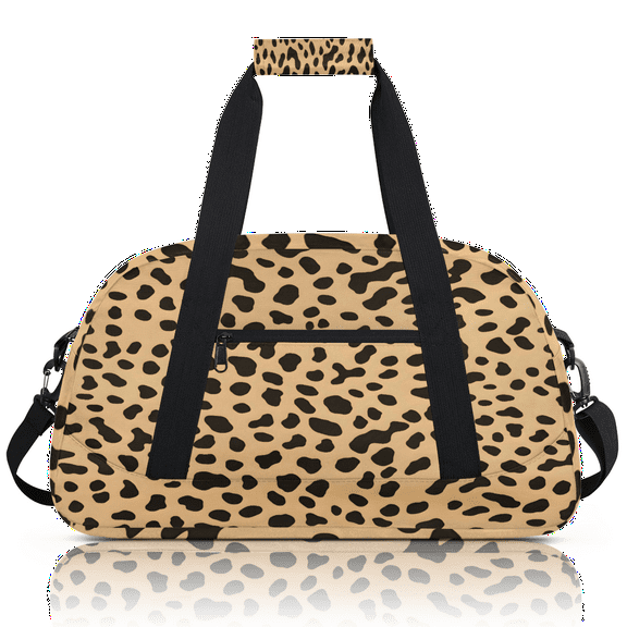 Herdesigns Sports Duffle Bags Travel Duffle Bag Gym Bag Leopard Weekender Travel Bag Waterproof Overnight Bag Carry On Travel Tote Bag Dance Bags