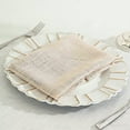 thumbnail image 2 of Balsa Circle 5 Pieces Beige 20" Premium Polyester Napkins Faux Burlap, 2 of 8