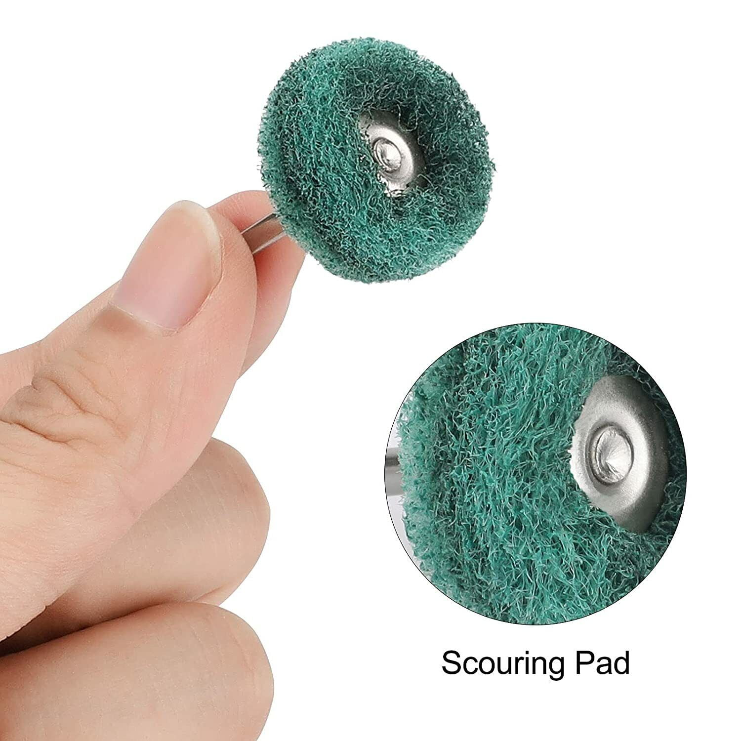 100x Rotary Metal Finishing Polishing Buffing Wheel Burr Kit Set for Dremel Tool