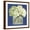 Brown Frame, variant on Art.com White Hydrangeas II Art Print by Emma Scarvey, 16" x 16"