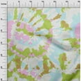 thumbnail image 3 of oneOone Silk Tabby Light Green Fabric Asian Tie & Dye Quilting Supplies Print Sewing Fabric By The Yard 42 Inch Wide, 3 of 5