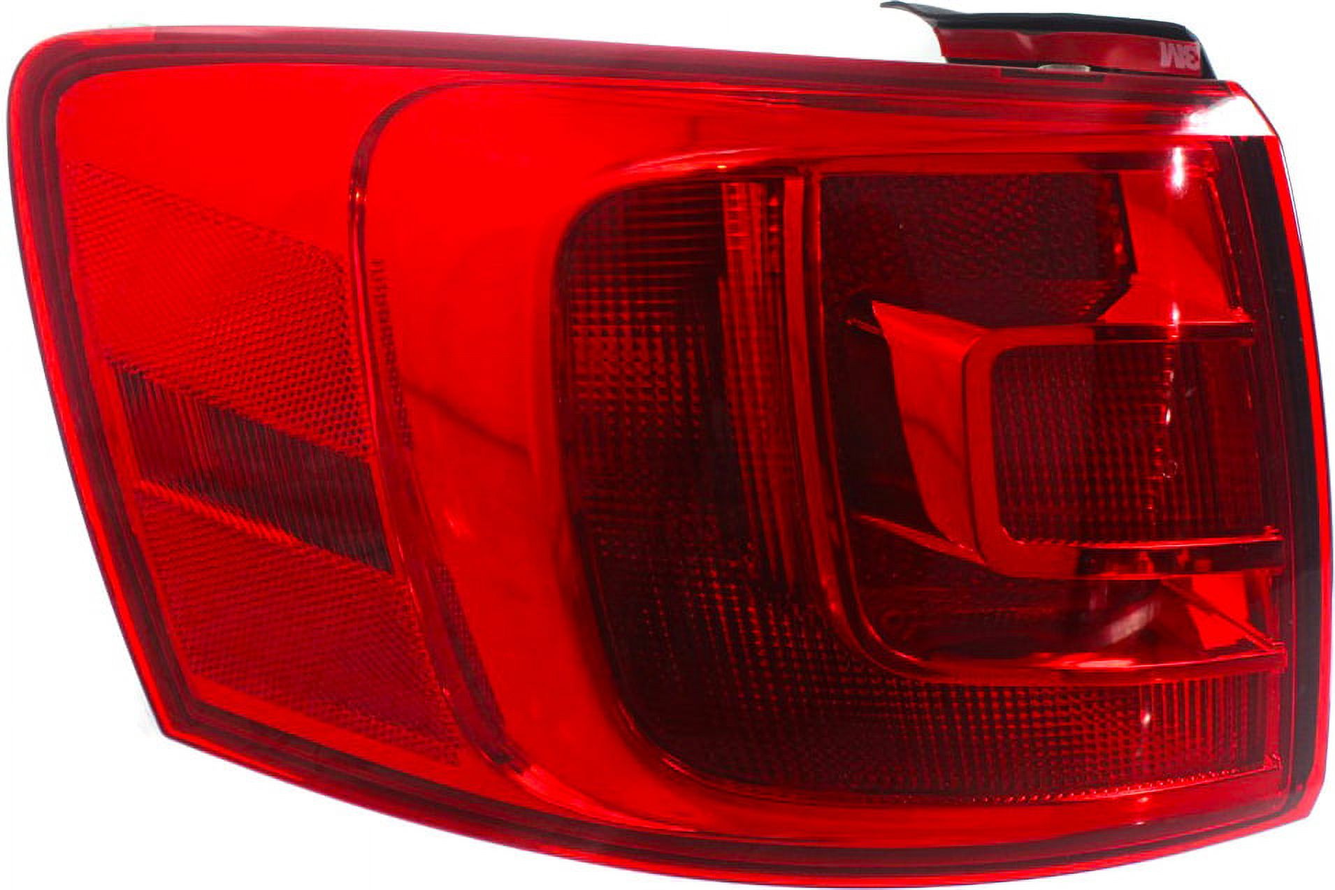 Tail Light Compatible With 2011-2018 Volkswagen Jetta Left Driver Side, Outer With bulb(s)