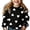 Black sweatshirts fou kids #3, variant on TtopsQueen Kids Crew Neck Long Sleeve Sweatshirt, All Over Heart Print Soft Fleece Pullover, Relaxed Fit Casual Daily Tops for Little Girls Outdoor Play School Wear Black,2-3 Years
