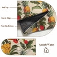 thumbnail image 6 of 2x3 Ft Entryway Area Rug, Banana Pineapple Kitchen Rug Runner Washable Floor Mat, Summer Tropical Fruit Botanical Non Slip Indoor Door Mat Throw Carpet for Bathroom Living Room Bedroom, 6 of 8