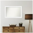 thumbnail image 5 of Amanti Art Custom Framed Wall and Bathroom Mirror (27 x 39 in.), Corvino White Frame, 5 of 7