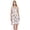 Ivory Floral, variant on Women’s Printed Satin Chemise Nightgown, Adjustable Strap Silky Slip Nightie Sleepwear