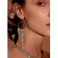 thumbnail image 3 of 18 piezas de pendientes de aro de acero inoxidable con forma de círculo, abalorios para hacer joyas, pendientes DIY, 3 of 3